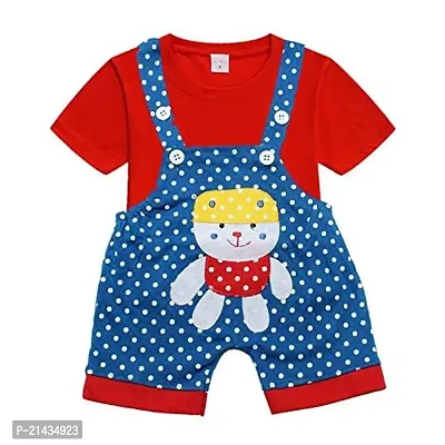 babeezworld Dungaree for Boys  Girls Casual Printed Pure Cotton-Pack of 2 (9101990001213-$P;)-thumb4