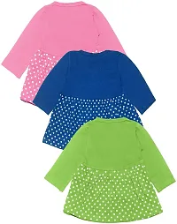 babeezworld Girls Frock Midi Frock Dress Multicolour_Pack of 3-thumb1