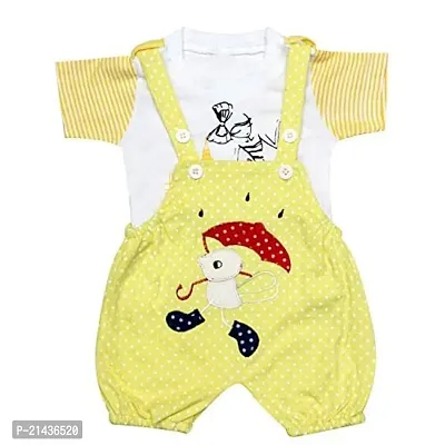 babeezworld Pure Cotton Dungaree for Boys and Girls-thumb5