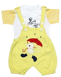 babeezworld Dungaree for Boys  Girls Casual Printed Pure Cotton-Pack of 2 (9101990001213-$P;)-thumb3