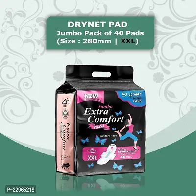 Extra Comfort XXL Cottony Cover Sanitary Pad(Pack of 40)