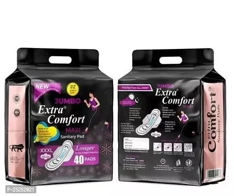 Jumbo Extra Comfort XXXL (40 Pads Each) Sanitary Pad  (Pack of 1)-thumb3