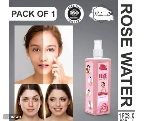 Rabenda Pure  Natural Rose Water/Skin Toner Mist Spray - 200ml - Steam Distilled - Gulab Jal - Alcohol  Chemical Free