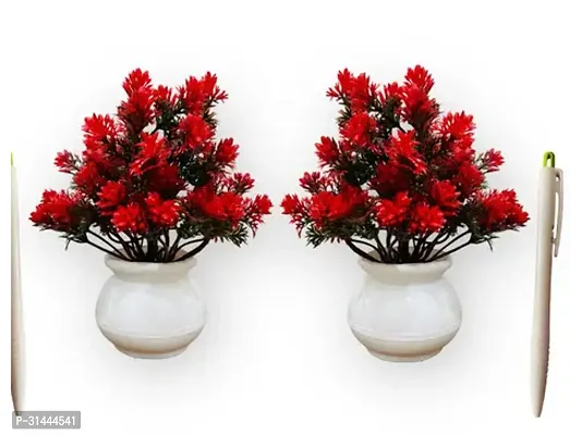 Natural Looking Artificial Plant with Pot Pack of 2