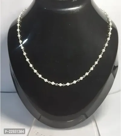 Pearl Silver Necklace-thumb0