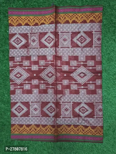 Stylish Cotton Silk Red Printed Saree with Blouse piece For Women