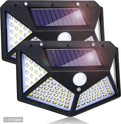 Solar LIGHT Wireless Security Motion Sensor Light 100 Led PACK OF 1-thumb0