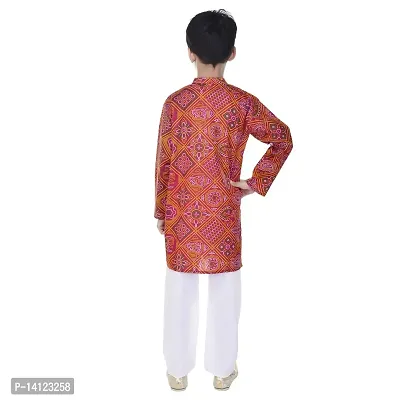 JABAMA? Cotton Printed Kurta Pyjama Set for Boys-thumb2