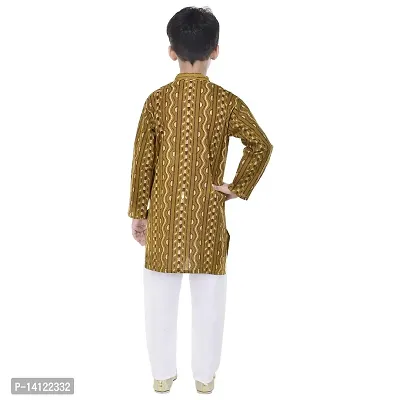 JABAMA? Cotton Printed Kurta Pyjama Set for Boys-thumb2