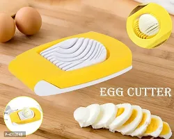 - Egg Cutter, Egg Slicer, Boiled Eggs Cutter, Stainless Steel Cutting Wires, Multi Purpose Slicer - Pack of 1-thumb2