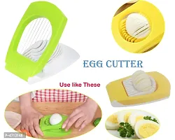 - Egg Cutter, Egg Slicer, Boiled Eggs Cutter, Stainless Steel Cutting Wires, Multi Purpose Slicer - Pack of 1-thumb1