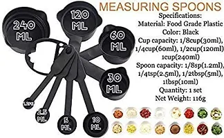 16 Pcs Tool Set for Cake Icing with 8 pcs Measuring Cups and Spoons Set-thumb2