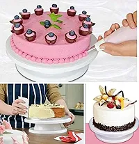 16 Pcs Tool Set for Cake Decoration with Cake Turntable Stand (Color may vary)-thumb2