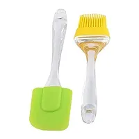 16 Pcs Tool Set for Cake Decoration/Big Spatula Brush/8 pcs Measuring Cups/Spoons Set-thumb2