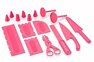 Multi-Function 16 Pcs Cake Sculpting Tool Set for Icing Decoration (Color may vary)-thumb1