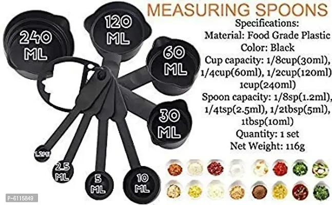 16 Pcs Tool Set for Cake Decoration with stand/Spatula Brush/8 pcs Measuring Cups/Spoons Set-thumb4