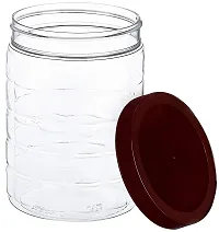 Useful Plastic Premium Zig-Zag Kitchen Storage Jars Containers - Set of 18-thumb2