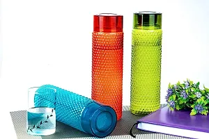 Useful Plastic Bubble Shape Designer Water Bottle for Home And Kitchen(1000 ml)-thumb2