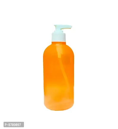 Premium Refillable Bottle Lotion Container Large Pump Plastic Shampoo Bottle Refillable Travel Bottle, Single Piece, Multicolor 500 ML-thumb2