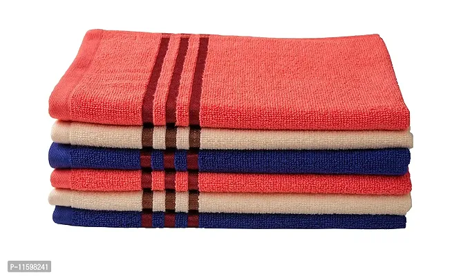 Premium Cotton Hand Towel  - Set Of 6 Pcs-thumb2