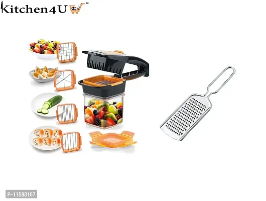 5 In 1 Multifunction Vegetable Dicer With Cheese Grater-thumb0