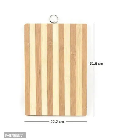 Premium Two Premium Bamboo Chopping Board/Cutting Board, Pack Of Two