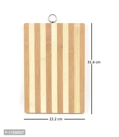 Two Premium Bamboo Chopping Board Cutting Board -Pack Of Two-thumb0