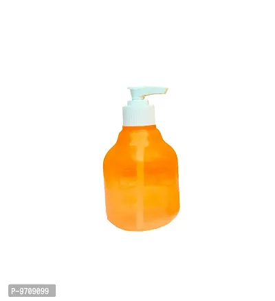 Premium Refillable Bottle Lotion Container Large Pump Plastic Shampoo Bottle Refillable Travel Bottle, Single Piece, Multicolor 250 ML-thumb2