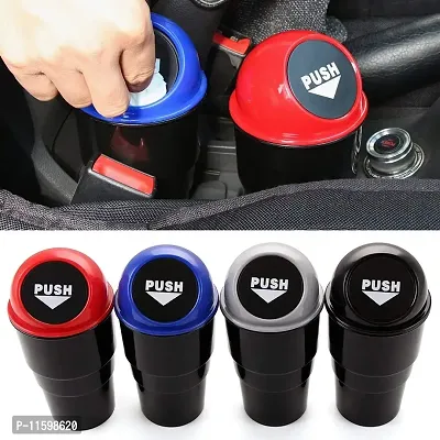 Mini Car Trash Bin Can Holder Dustbin Combo Pack Of 3-thumb2