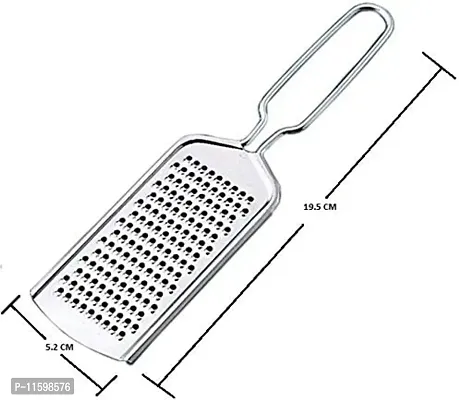 Fruit And Vegetable Plastic Juicer With Cheese Ginger Grater, Power Free Beater And Tea Strainer, 4-Piece, Colour May Vary Colour-thumb4