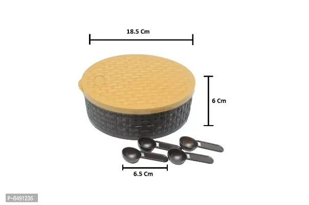 Classy Round Multi Use Storage Box-thumb2