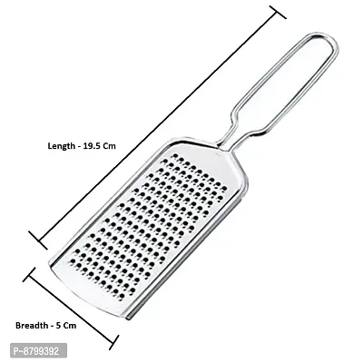 Easy Grip Regular Black Gas Lighter Heavy Metal with stainless steel cheese Grater (pack of 2)-thumb3