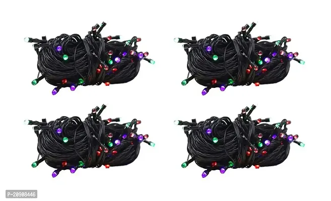 High Quality Diwali Decorative Multi-Color RGB Led String Light.Diwali, Christmas and Festive Decoration (Pack of 4) 10 Meter