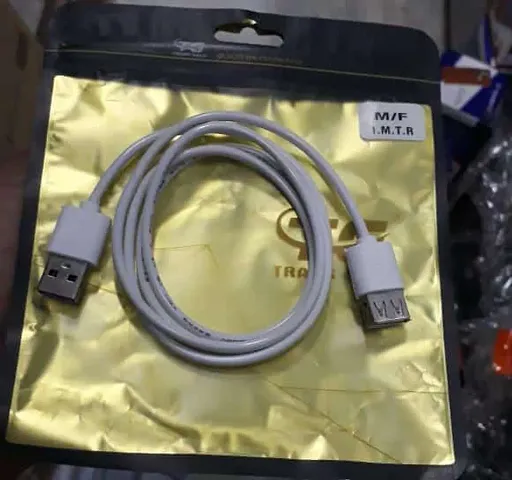 USB MALE FEMALE CABLE 1 METER
