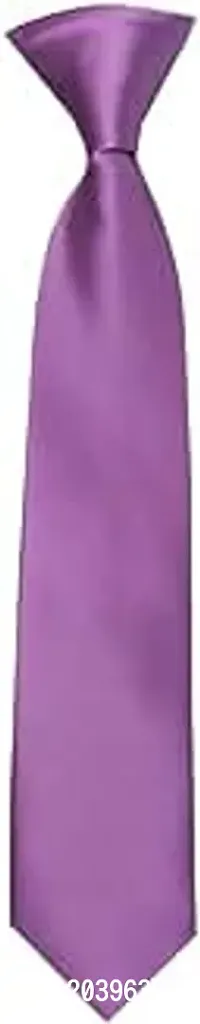 Satin Tie,Purple Coloured Necktie-thumb0