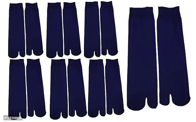 Om Fashion Women  Girl  Ultra-Thin Transparent Nylon Ankle Length Summer Blue Socks (Pack of 7 Pair)