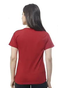 RTYLESTYLE Women's Classic T-Shirts (XX-Large, Red)-thumb2