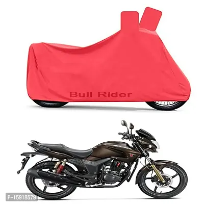 Bull Rider Two Wheeler Cover for Hero Hunk (Red)