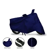 Bull Rider Bike Cover for Honda Activa 125 (Blue)-thumb1