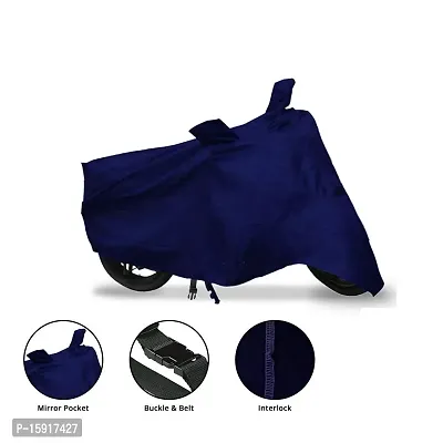 Bull Rider Bike Cover for Honda Activa 125 (Blue)-thumb2