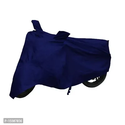 Water Proof Two Wheeler Cover for Hero Passion Pro (Navy)-thumb0