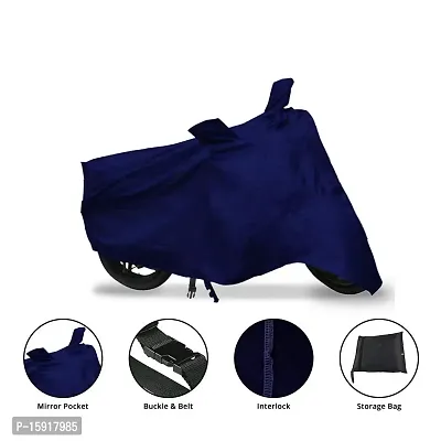 Bull Rider Bike Cover for Honda Activa 5G (Blue)-thumb2