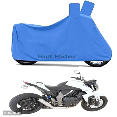 Bull Rider Two Wheeler Cover for Honda CB 1000R (Blue)-thumb0