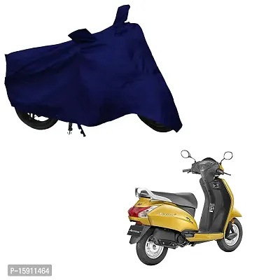 Bull Ride Biker Cover for TVS Scooty PEP Plus(Blue)