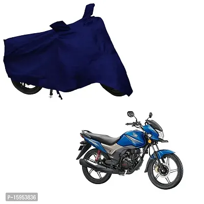 Bull Rider Bike Cover for Honda CB Shine (Blue)-thumb0