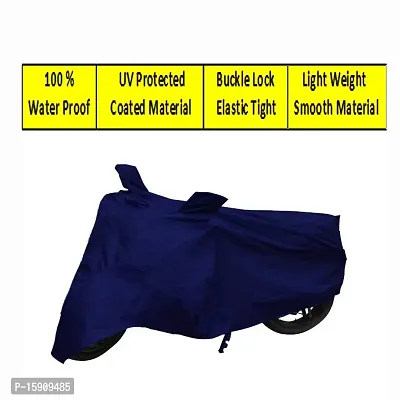 Water Proof Two Wheeler Cover for Hero Duet (Navy)-thumb2