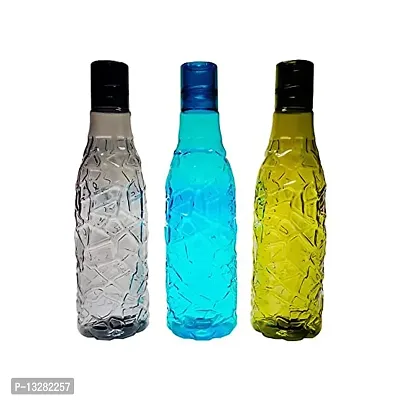 Classic Water Bottle Set of 3, 1 Litre Each BPA Free | 100% Leak Proof | Office | Gym | Home | Kitchen | Travel