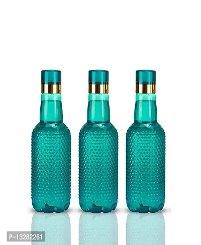 Classic Water Bottle Set of 3, 1 Litre Each BPA Free | 100% Leak Proof | Office | Gym | Home | Kitchen | Travel