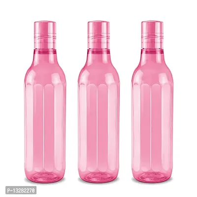 Classic Water Bottle Set of 3, 1 Litre Each BPA Free | 100% Leak Proof | Office | Gym | Home | Kitchen | Travel