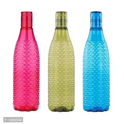 Classic Water Bottle Set of 3, 1 Litre Each BPA Free | 100% Leak Proof | Office | Gym | Home | Kitchen | Travel